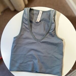 Athleta Aurora Ribbed Crop Top